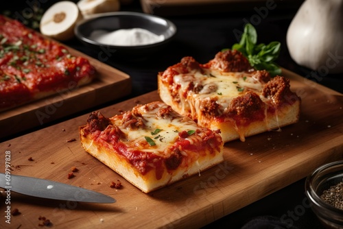 Detroit Style Pizza - generative ai