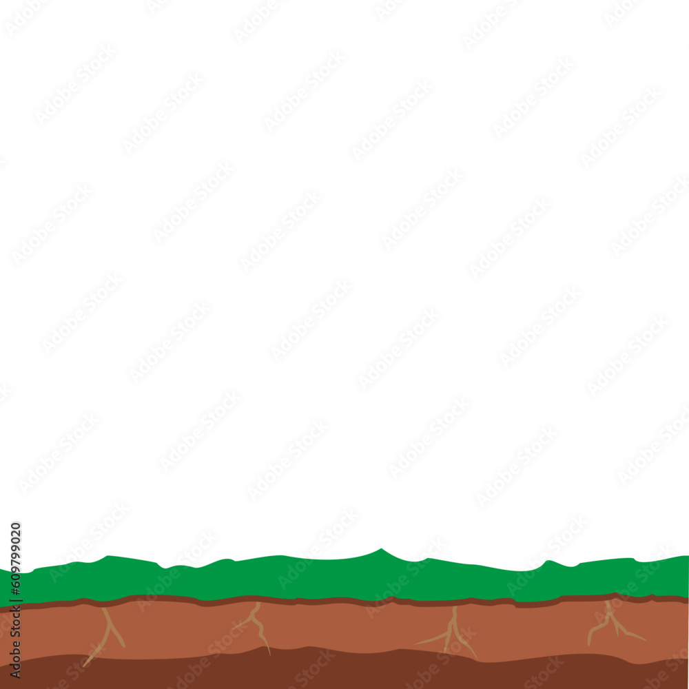 Fototapeta premium Ground Illustration Vector
