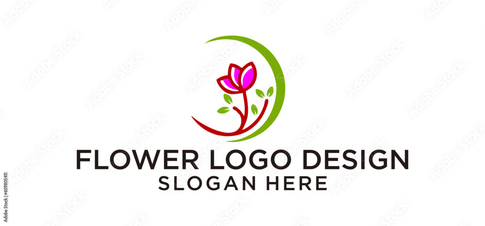 flower logo design flower logo design