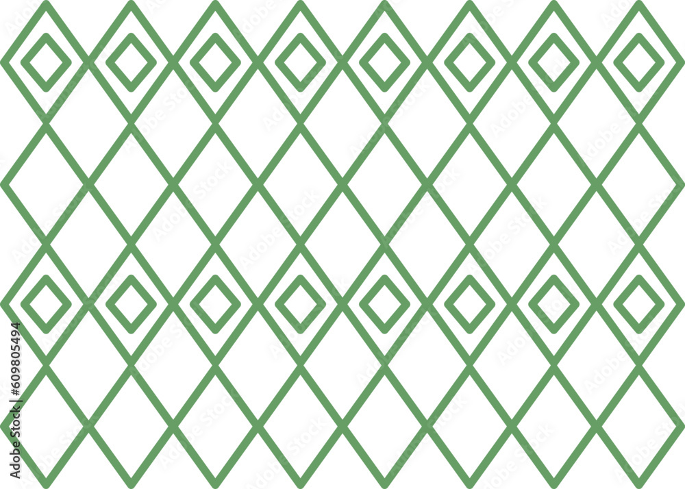 Naklejka premium seamless pattern with green and white lines Vector ready-made background. Green stripes. Beautiful pattern. For decorative argyle plaid fabric