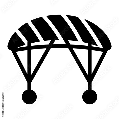 parachute Solid icon