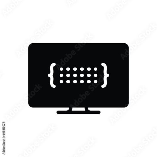 Black solid icon for struct 