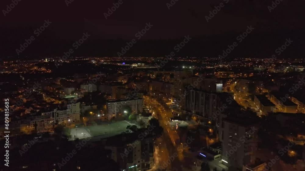 Nightshot from ALmada with drone. Nightshot from ALmada with drone.