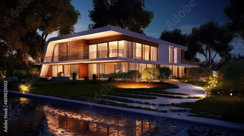 Modern architecture home design 