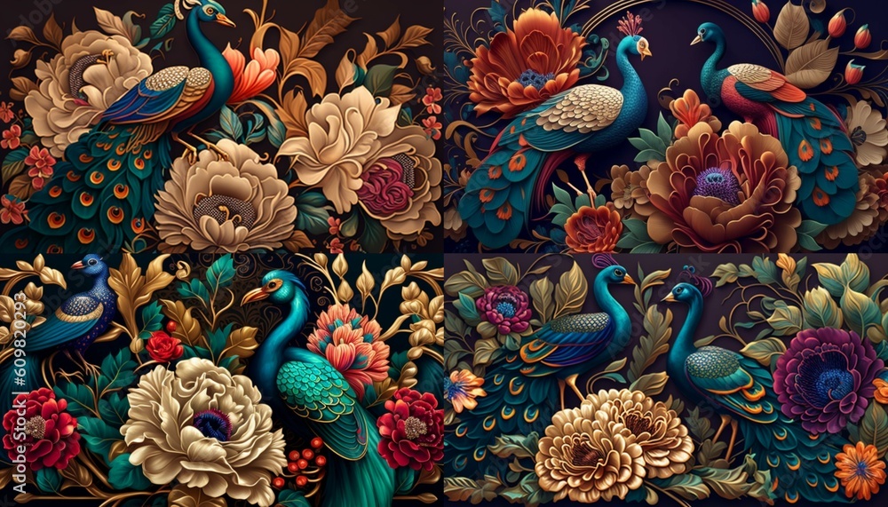 Obraz premium Elegant leather base combines bright color generative Ai