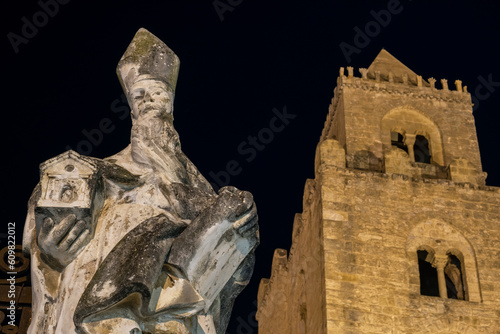 Cathedral San Salvatore. Cefalu, Sicily, Italy