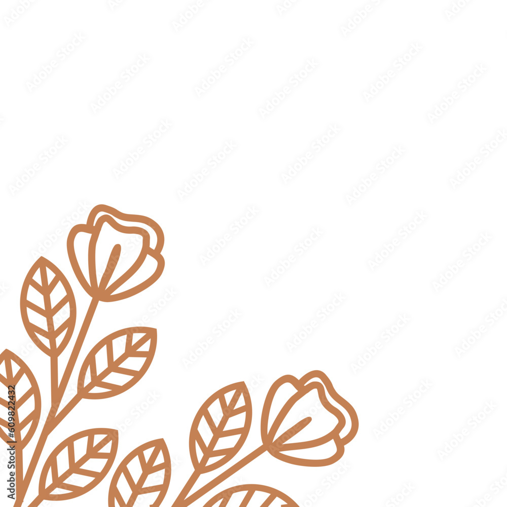 Obraz premium Leaf Boho Corner