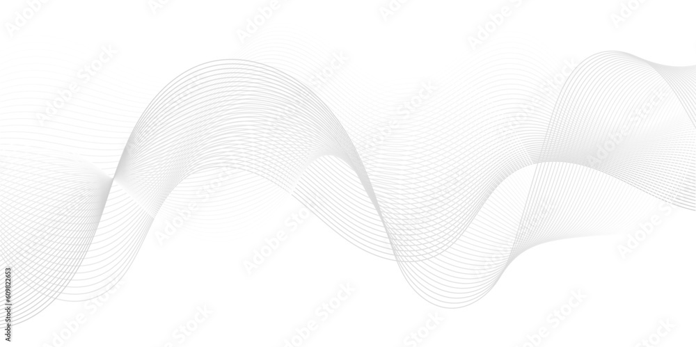 Abstract white blend wave lines and technology background. Modern white flowing wave lines and glowing moving lines. Futuristic technology and sound wave lines background. Abstract white blend wave lines and technology background. Modern white flowing wave lines and glowing moving lines. Futuristic technology and sound wave lines background.