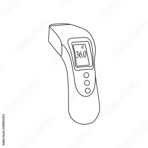 digital thermometer icon