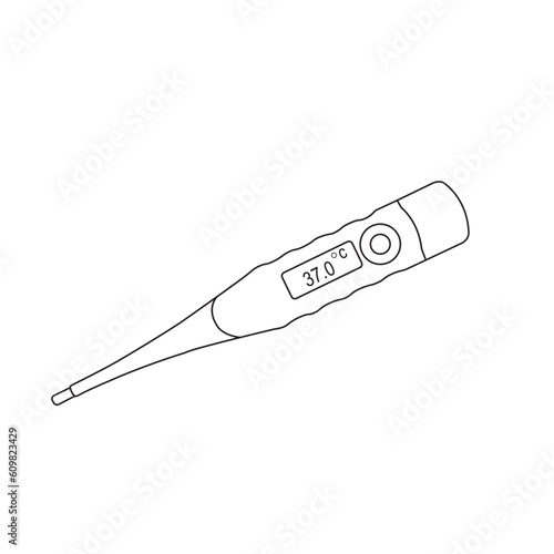 digital thermometer icon