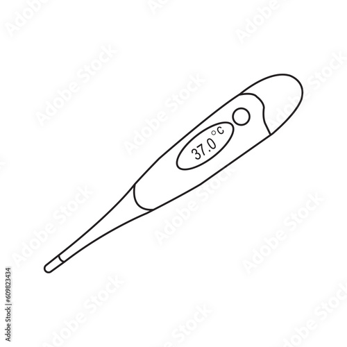 digital thermometer icon