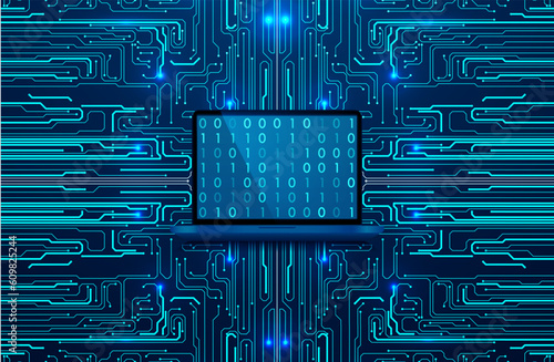 Abstract futuristic circuit board background.