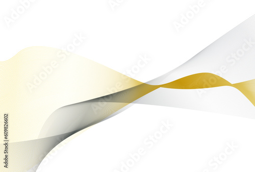 金と銀とのスタイリッシュなアブストラクト、あしらい。