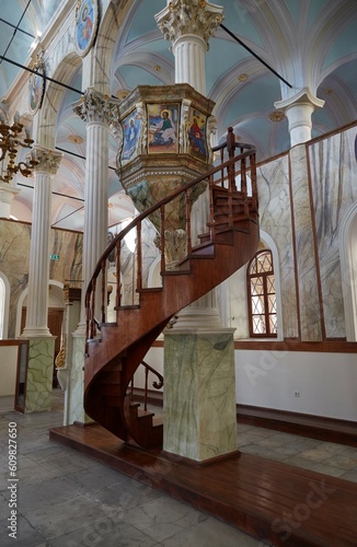 The Church of the Taxiarchs in Ayvalik, Turkey, a historic 19th century church, now a museum photo