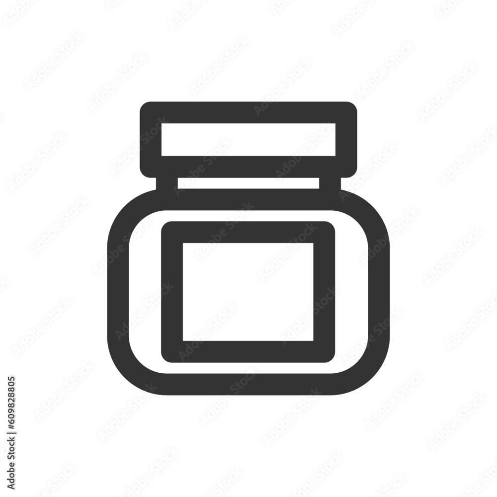 Medicine and pills in pack vector line style icon Medicine and pills in pack vector line style icon