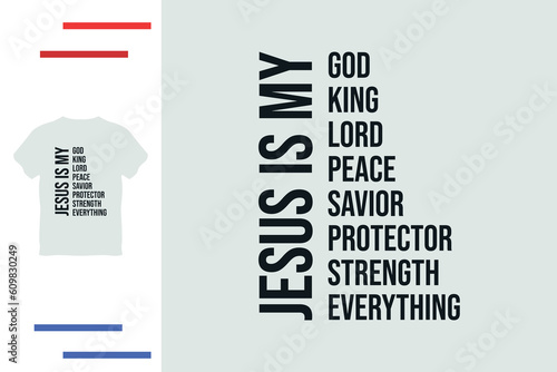  jesus is my lord t shirt design 