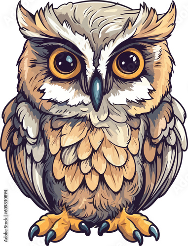 cute owl vector design graphic