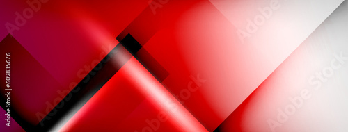 Light and shadow squares and lines abstract background
