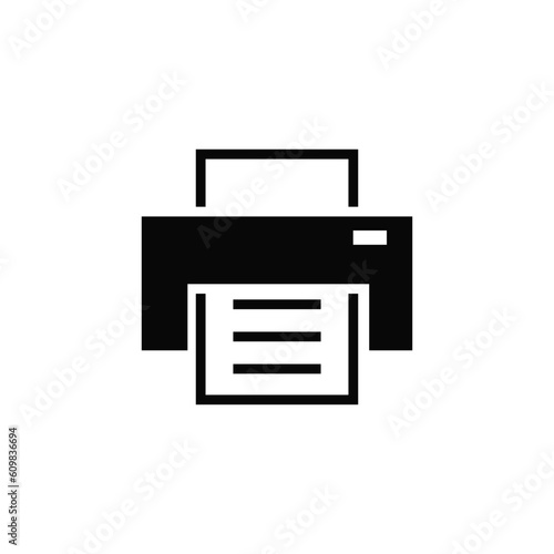 Printer icon vector design trendy