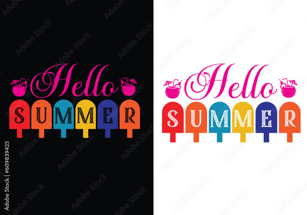 Summer Day T Shirt Design Summer Day T Shirt Design
