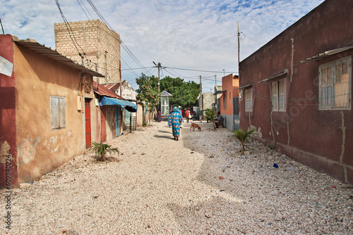 The street in the village on Fadiouth island, Senegal © Sergey