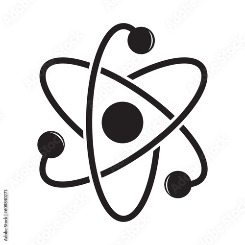 atom icon vector