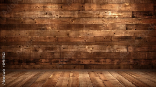 木の板の壁の背景 © shin project
