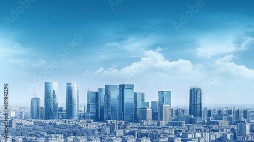Tablou canvas city skyline