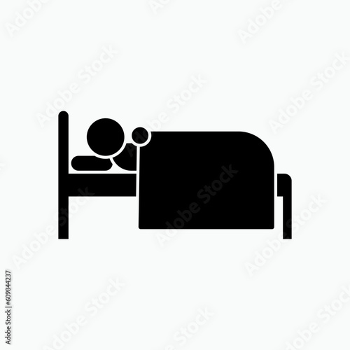 Accommodation Icon. Motel, Hotel Symbol for Design, Presentation, Website or Apps Elements.    