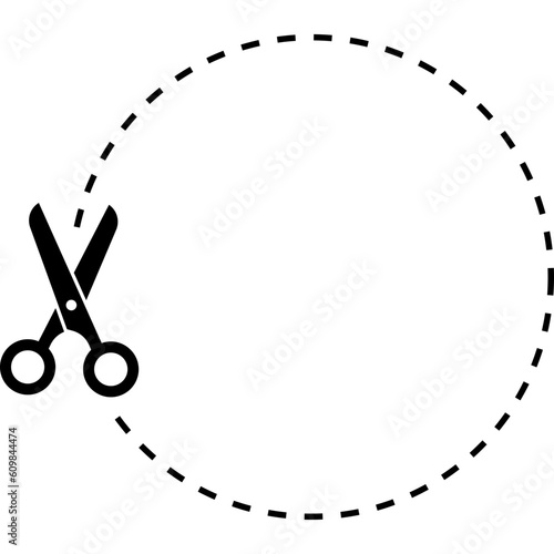 Scissors Cutting Line