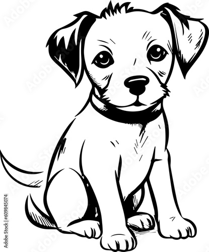 Dog animal black and white images