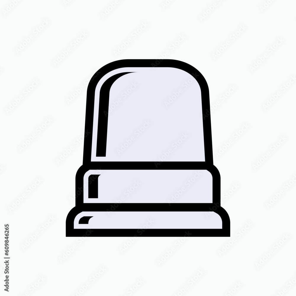 Alert Icon. Flasher, Emergency Symbol - Vector. Alert Icon. Flasher, Emergency Symbol - Vector.