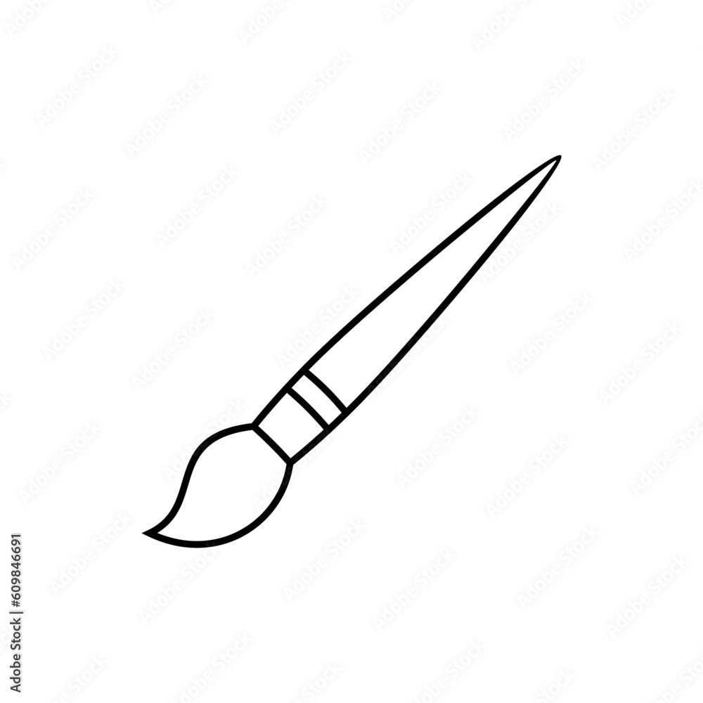 Paint Brush Icon Vector Template Paint Brush Icon Vector Template
