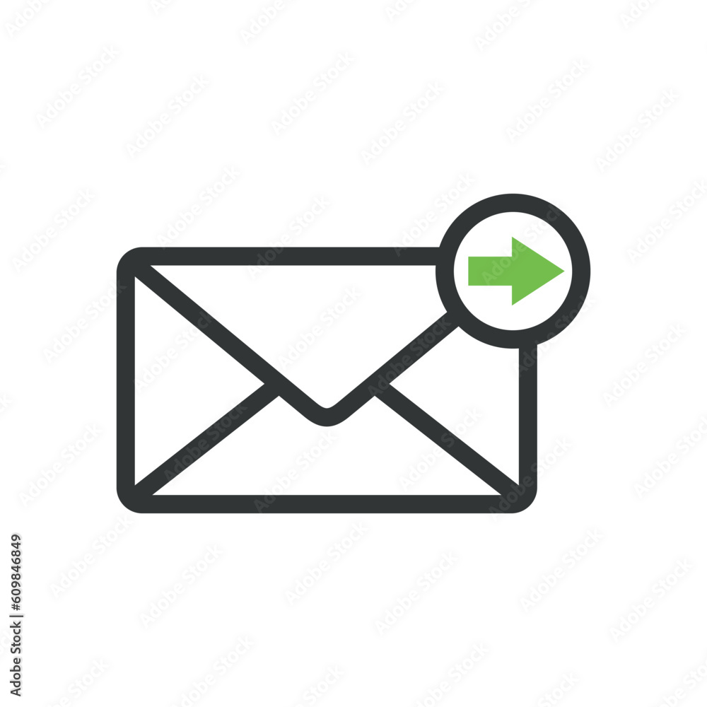 Trendy Envelope Icon Vector Template Trendy Envelope Icon Vector Template