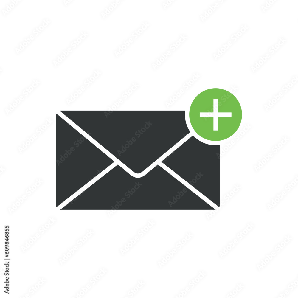 Trendy Envelope Icon Vector Template Trendy Envelope Icon Vector Template