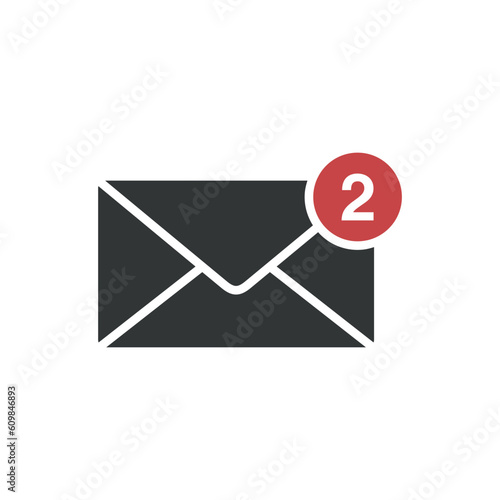 Trendy Envelope Icon Vector Template