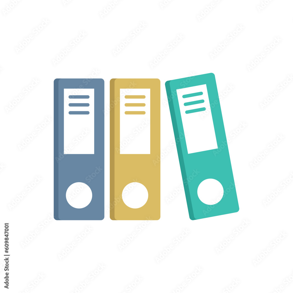 Binder Trendy Icon Vector Logo Template Binder Trendy Icon Vector Logo Template