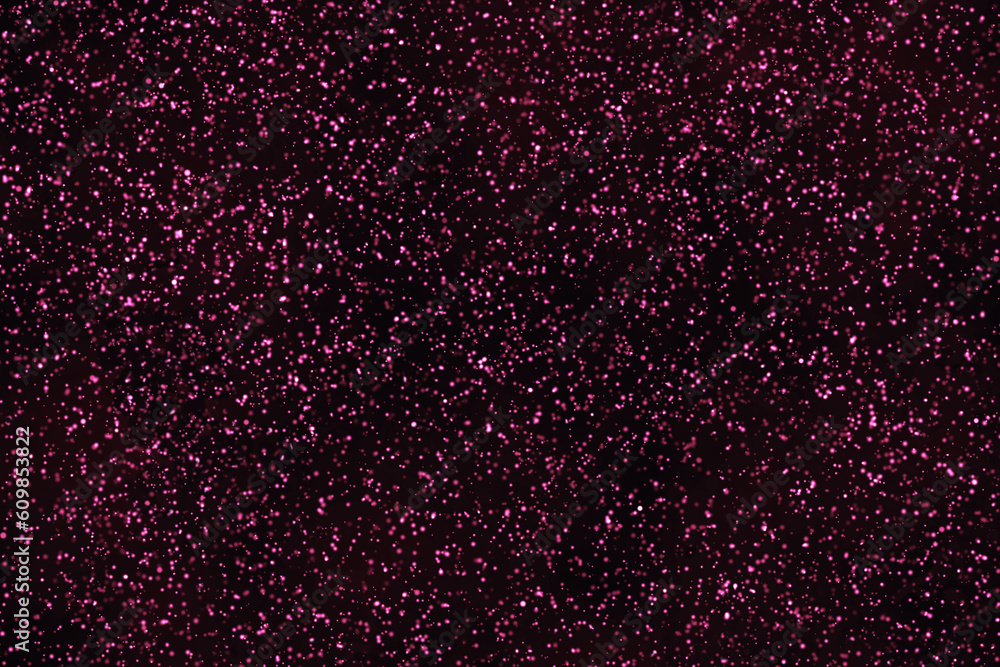 Purple violet magenta galaxy space background. Glowing stars in space. Night sky with stars. Christmas, New Year and all celebration background concepts.