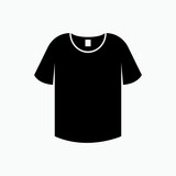 Clothes Icon. Casual Wear, T Shirt Symbol - Vector.     