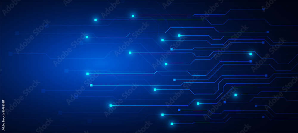 Obraz premium technology background with hi-tech digital data