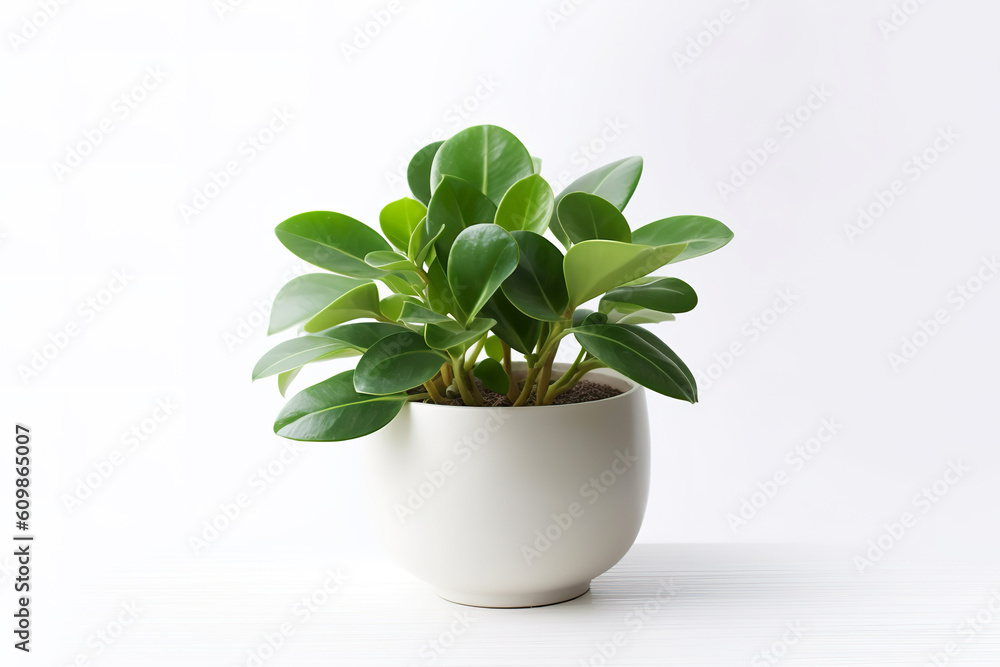 Houseplant isolated on white background, generative ai. Houseplant isolated on white background, generative ai.