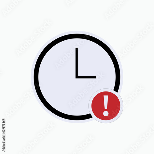 Delay Icon. Put Off, Suspend. Postponement Symbol - Vector