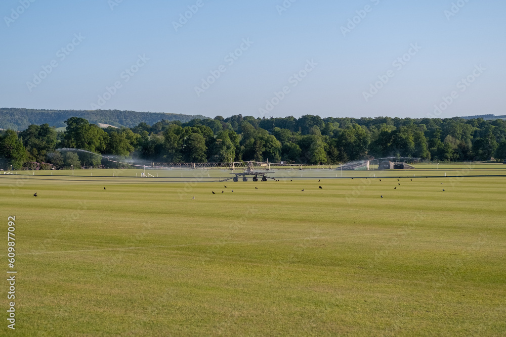 Irrigating the polo fields Irrigating the polo fields