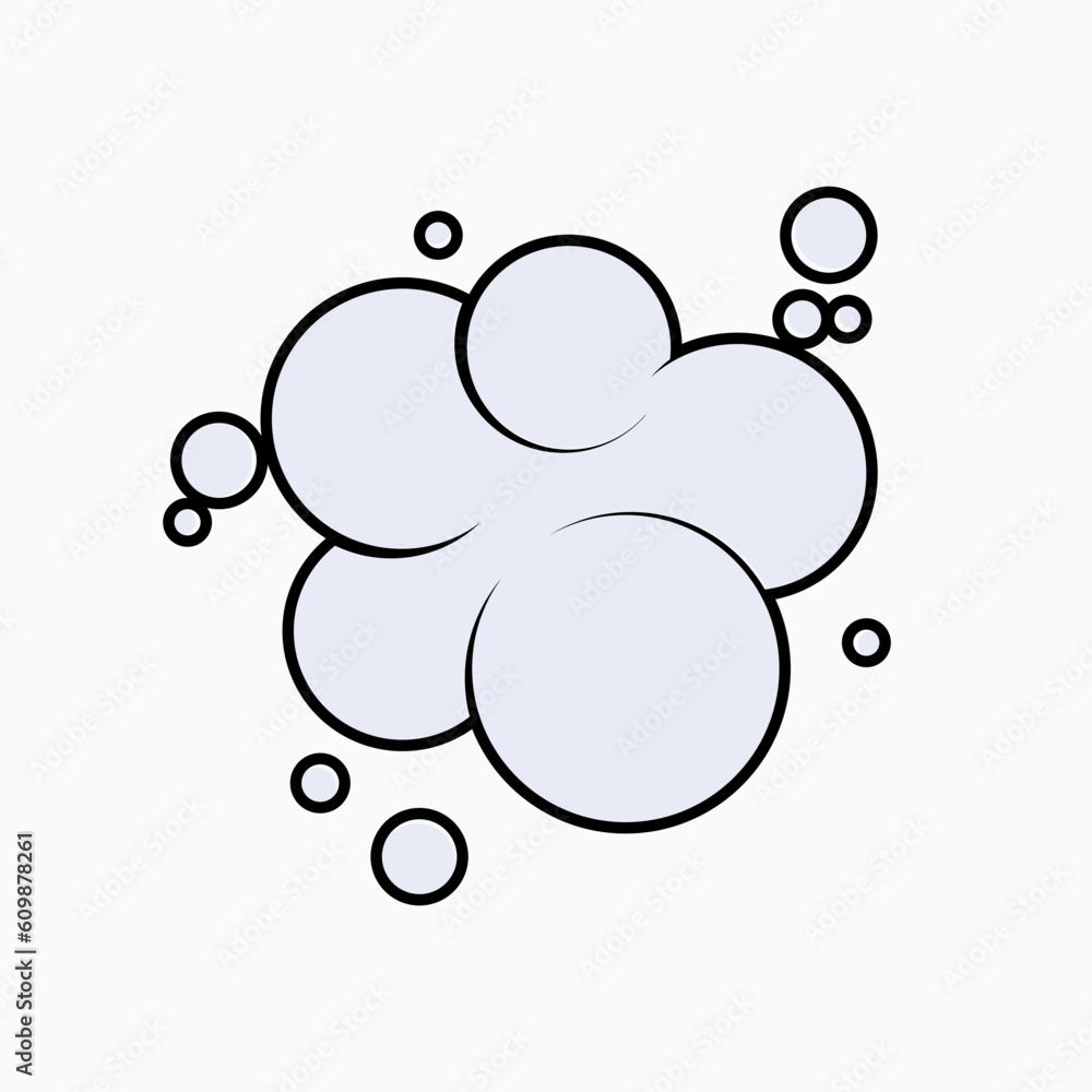 Dust Icon. Ash, Powder. Tiny Particles Symbol. Dust Icon. Ash, Powder. Tiny Particles Symbol.