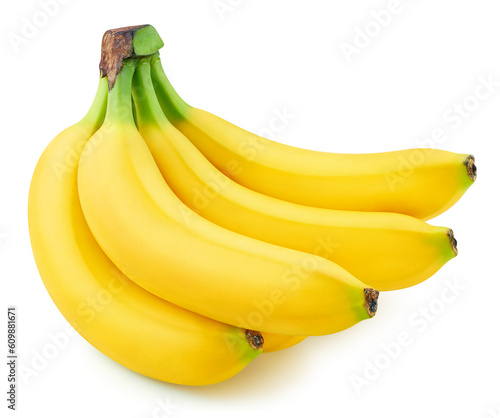 Bunch of bananas isolated