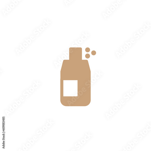 Care Hair Spray Solid Icon