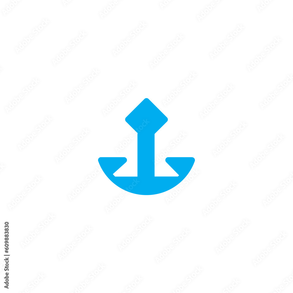 Sea Anchor Beach Solid Icon Sea Anchor Beach Solid Icon