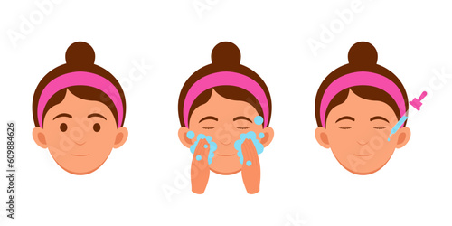 women's skin care design. suitable for icon and symbol design