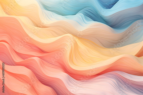 gradient of soft pastel abstract texture. Generative ai.