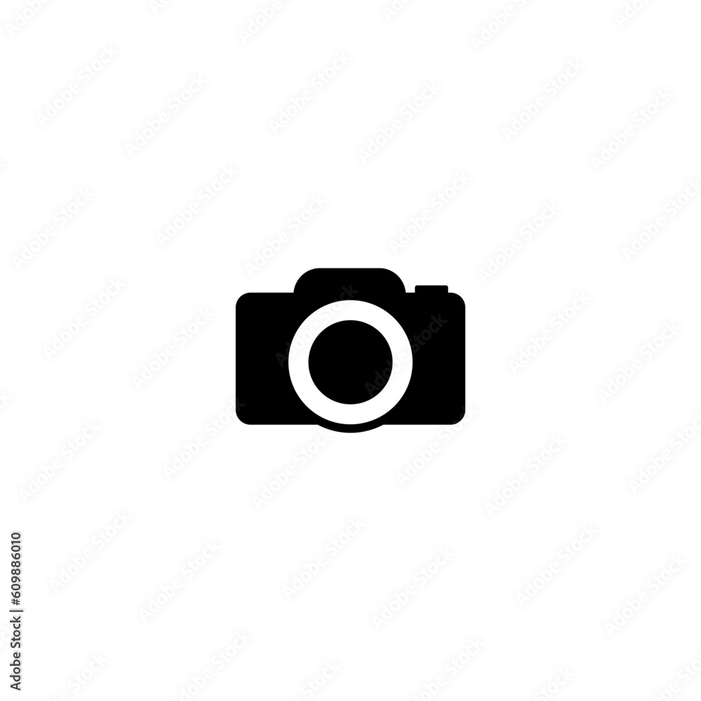 Photo camera icon isolated on white background Photo camera icon isolated on white background
